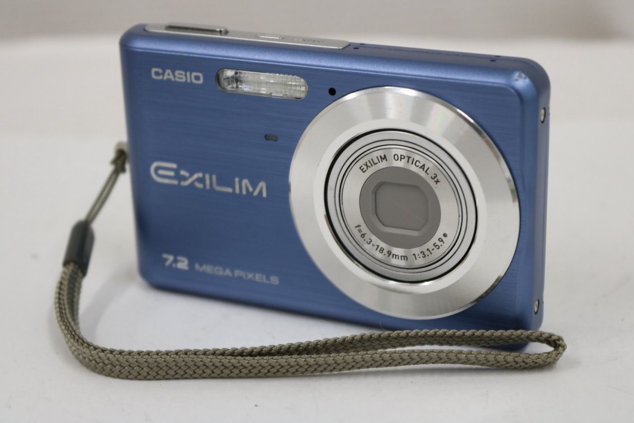 [Return Guarantee] Casio Casio EXILIM EX-Z77 Blue 3x Compact Digital Camera e16983