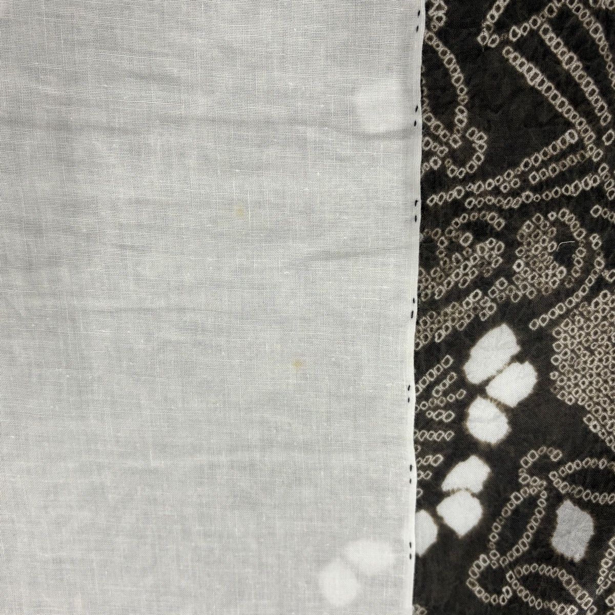 【美品】 浴衣 身丈167.5cm 裄丈67cm M 絞り浴衣 宝尽くし 灰色 綿 名品 【中古】