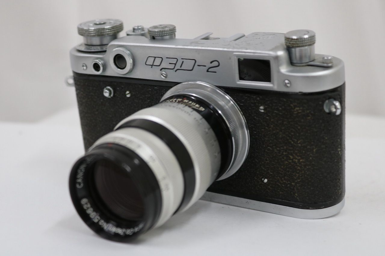 【返品保証】 フェド FED-2 ロシア Canon LENS 100mm F3.5 レンジファインダー カメラ e17027 9,779円