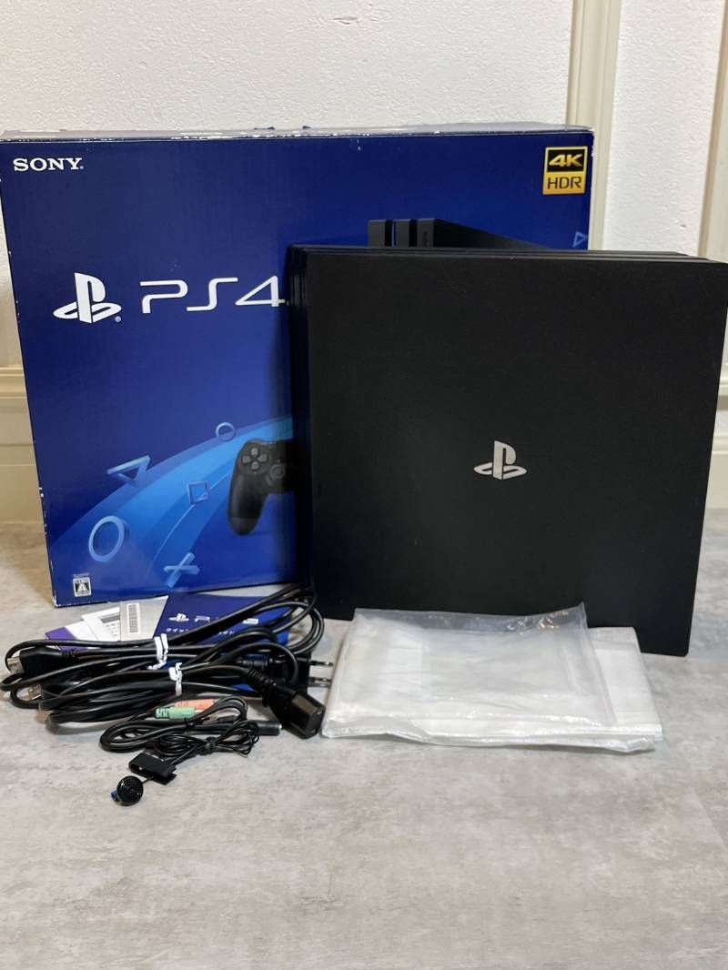 SONY PlayStation4 Pro CUH-7100B PS4 ブラック 初期化済み 15,620円
