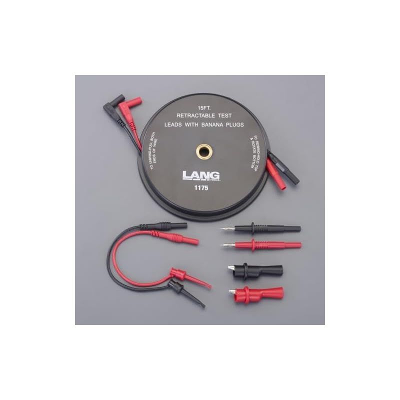 【新品】 エスコ(Esco) 4.5m テストリードキット(巻取り式) EA707CJ-21