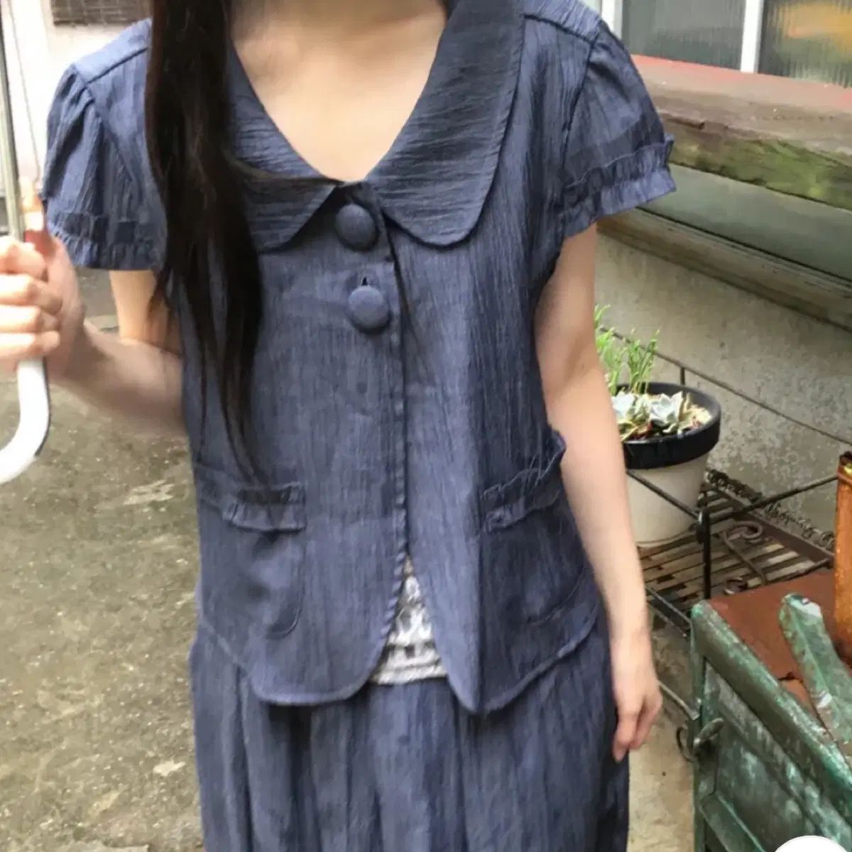デニピンショートジャケットブラウス半袖Tシャツ MIXXO ZARA UNIQLO 8seconds 9hope