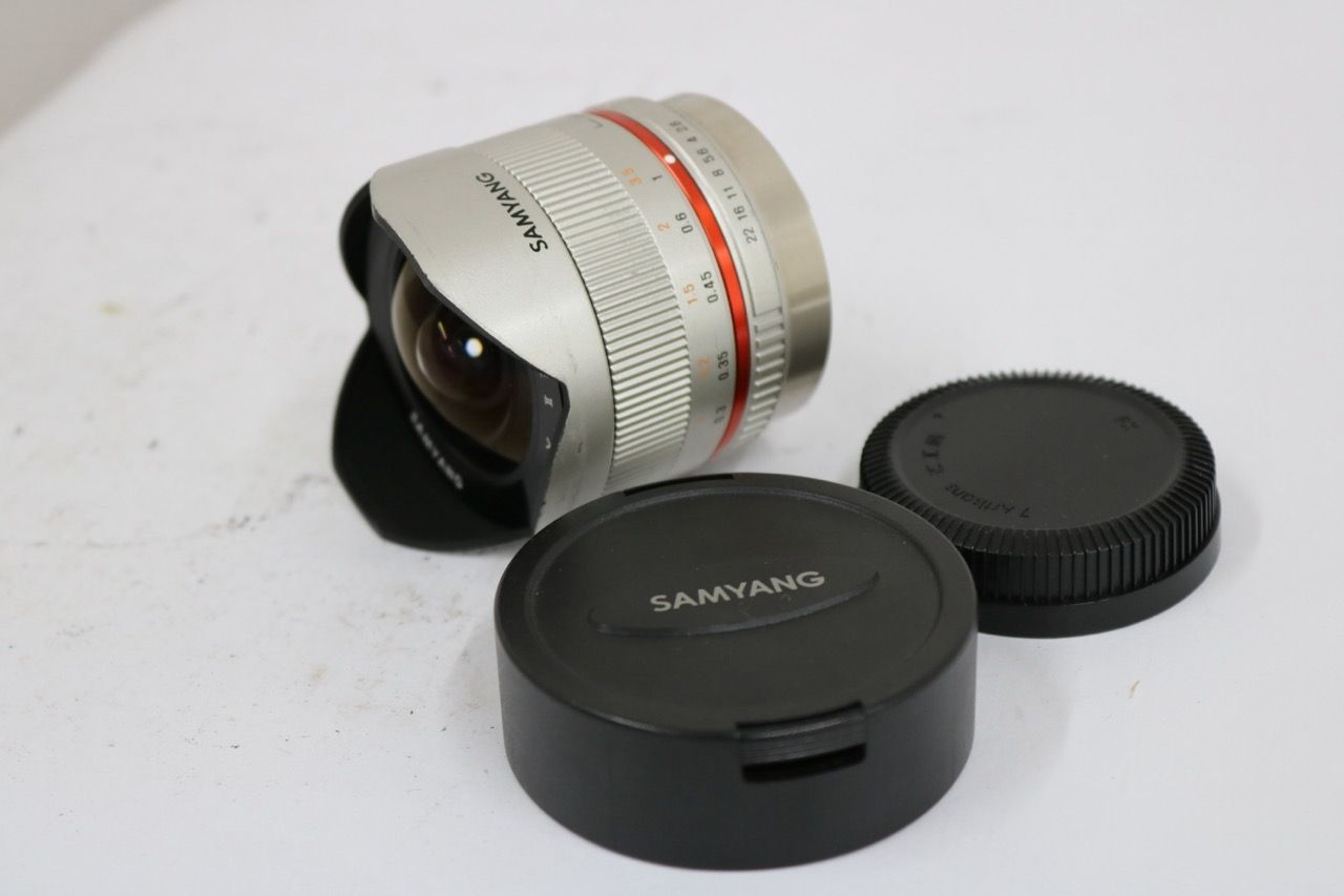 【返品保証】 SAMYANG 8mm F2.8 UMC FISH-EYE II レンズ e17075