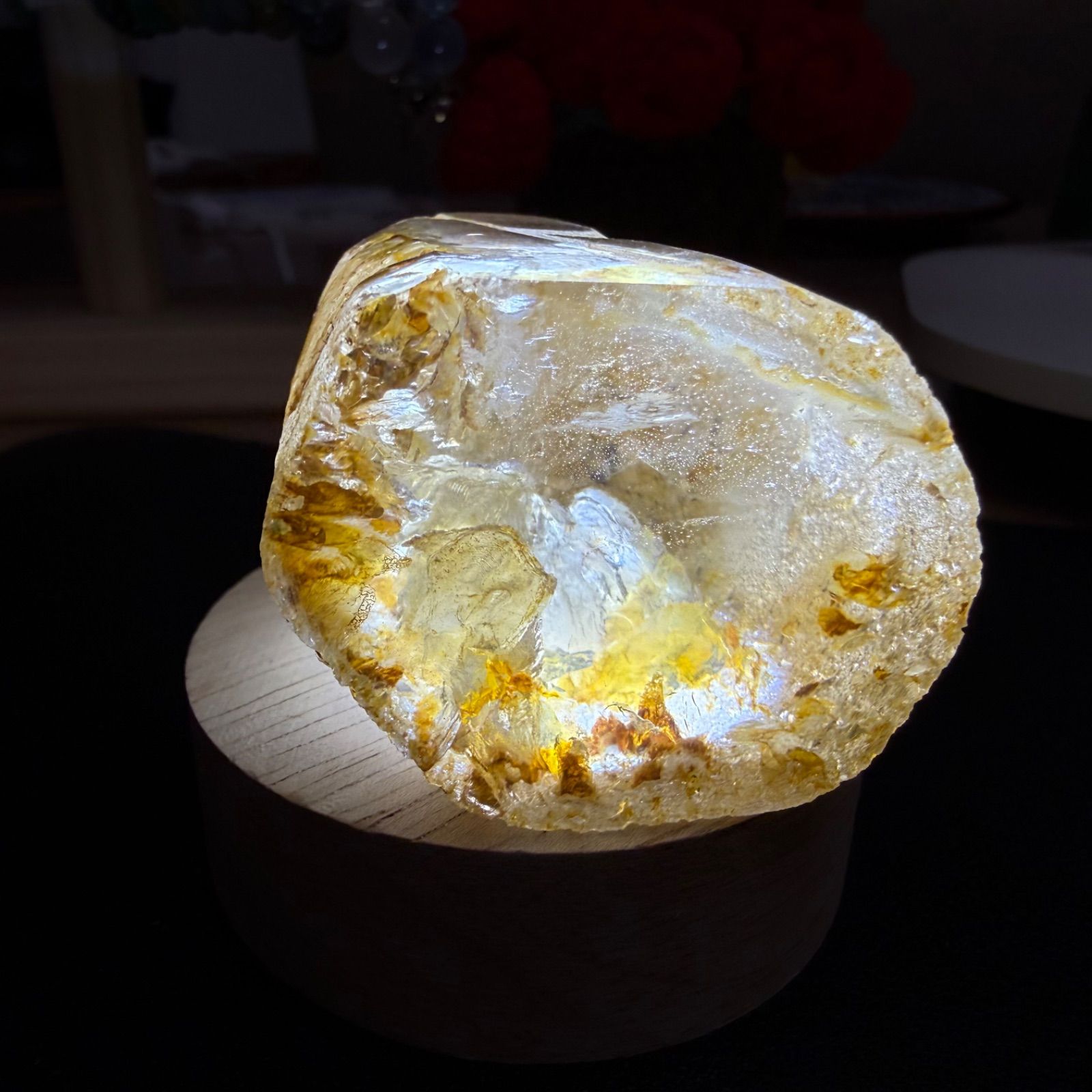 高品質 天然 万華鏡水晶 原石 高透明 クリアクォーツ 虹入り カレイドスコープ 白水晶 天然水晶原石 7,300円