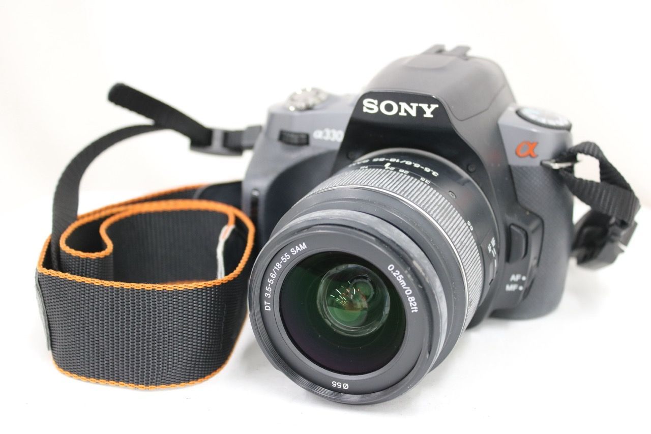 【返品保証】 【シャッター8122回】ソニー Sony α330 DT 18-55mm F3.5-5.6 SAM デジタル一眼 e17133