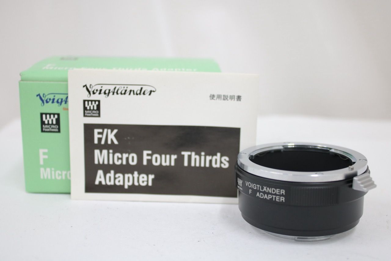 【美品 返品保証】 【元箱付き】 フォクトレンダー Voigtlander F Micro Four Thirds Adapter アダプター e17203