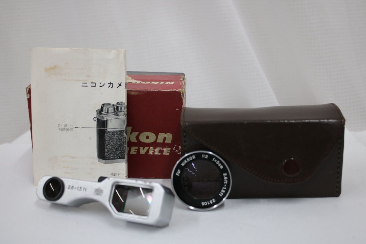 【訳あり品】 【元箱付き】 ニコン Nikon Close-Up Device 5cm F2 近接撮影装置 e17219