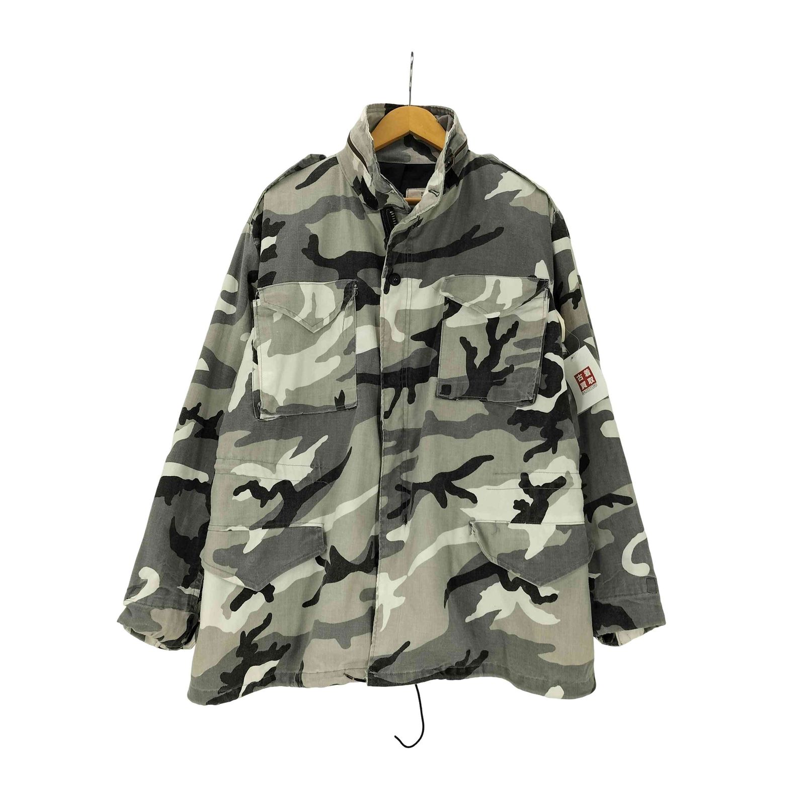 ユーエスアーミー U.S. ARMY 米軍 USA製 COLD WEATHER MANS FIELD METRO M-65 迷彩 シティカモ フィールド ジャケット IDEAL ジップ メンズ import：M