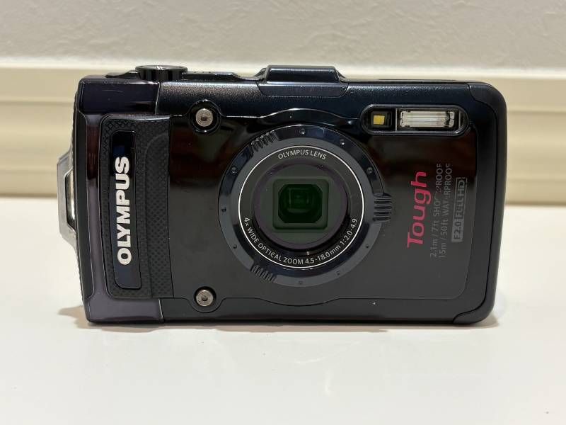 ② OLYMPUS STYLUS TG-2 Tough コンパクトデジタルカメラ ブラック 現状品