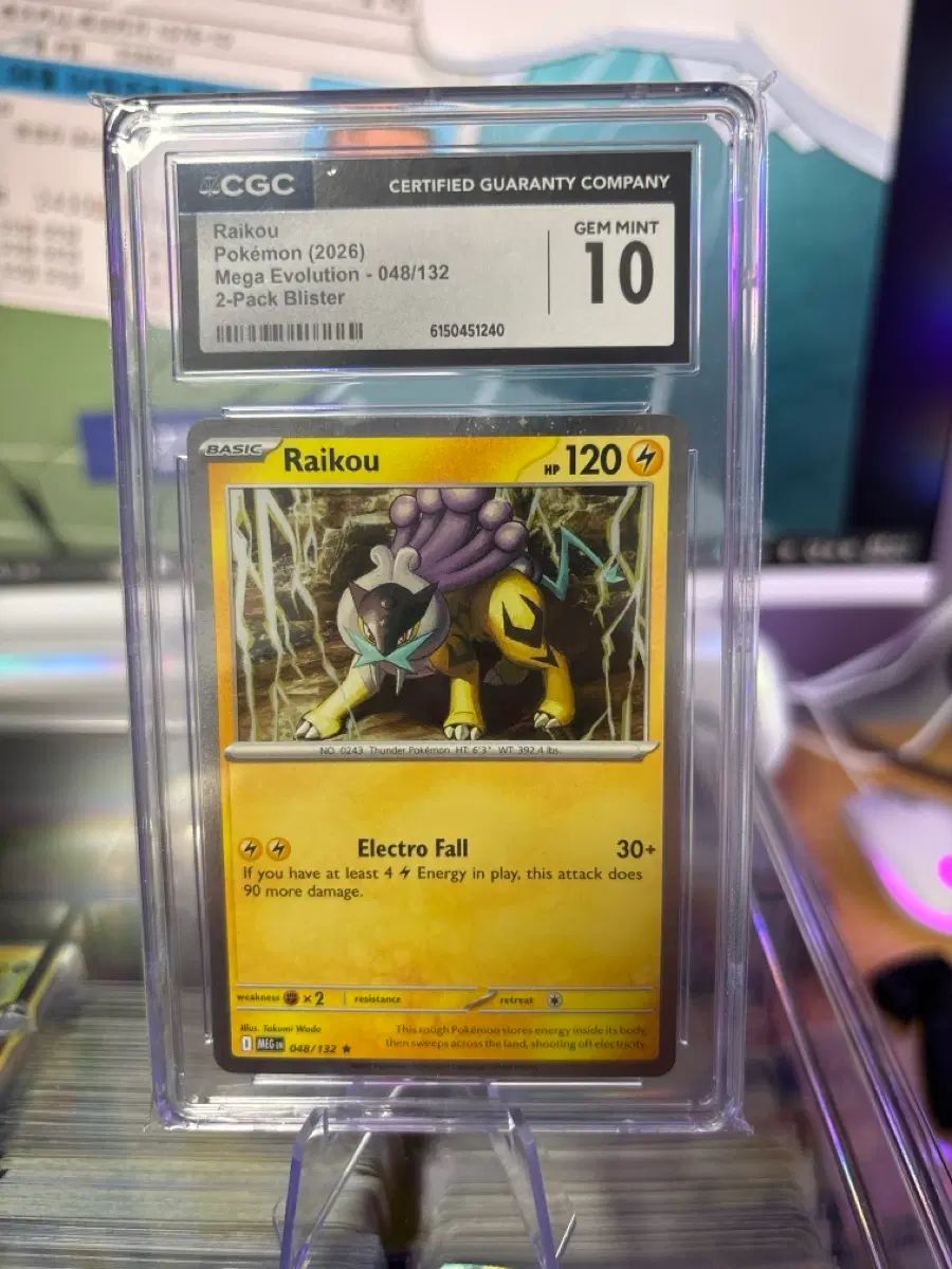 ライコウ ポケモンカード 等価10 出品