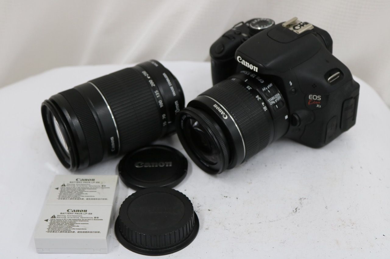 【返品保証】 【シャッター5181回】キャノン Canon EOS Kiss X5 EF-S 18-55mm 55-250mm デジタル一眼 e17245 29,575円
