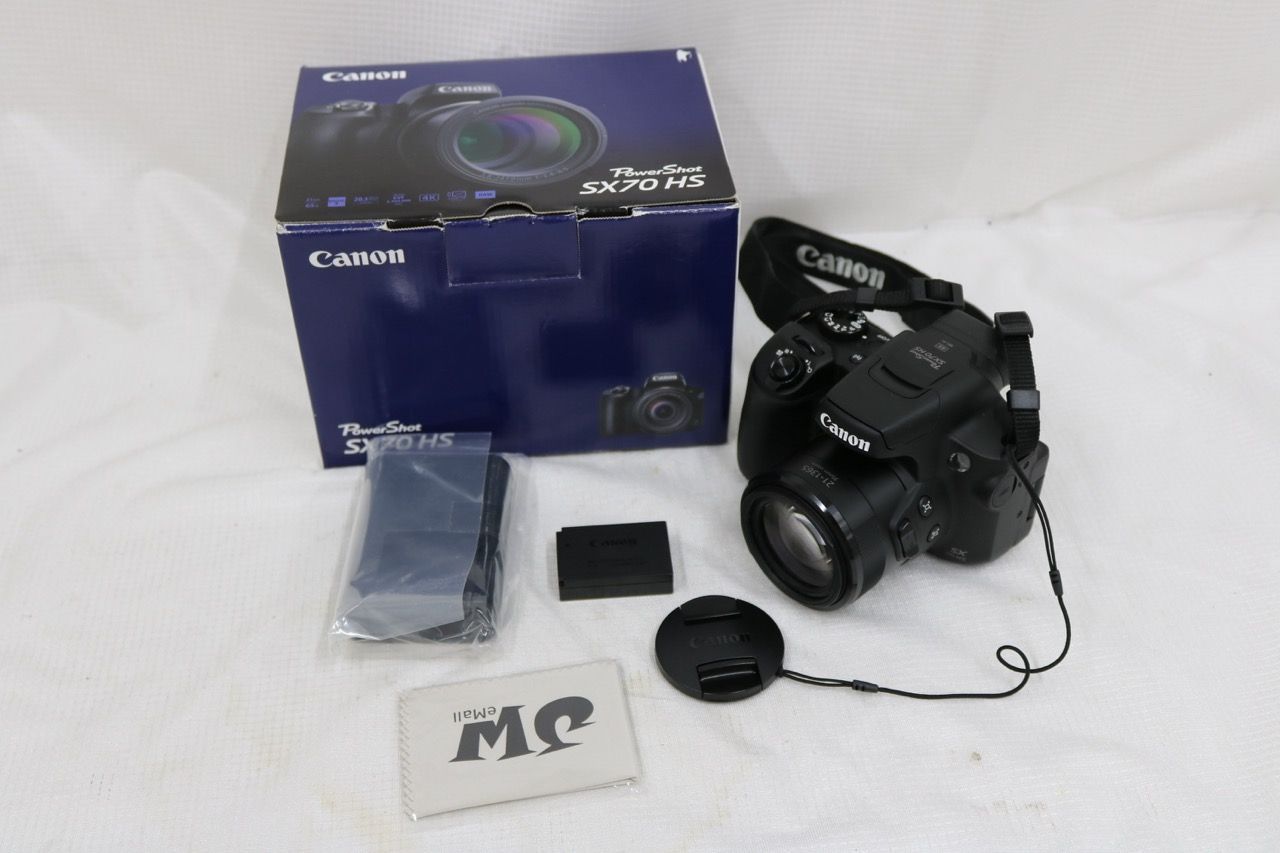 【返品保証】 【元箱付き】キャノン Canon Power Shot SX70 HS 65x IS バッテリー付き コンパクトデジタルカメラ e17249 70,070円