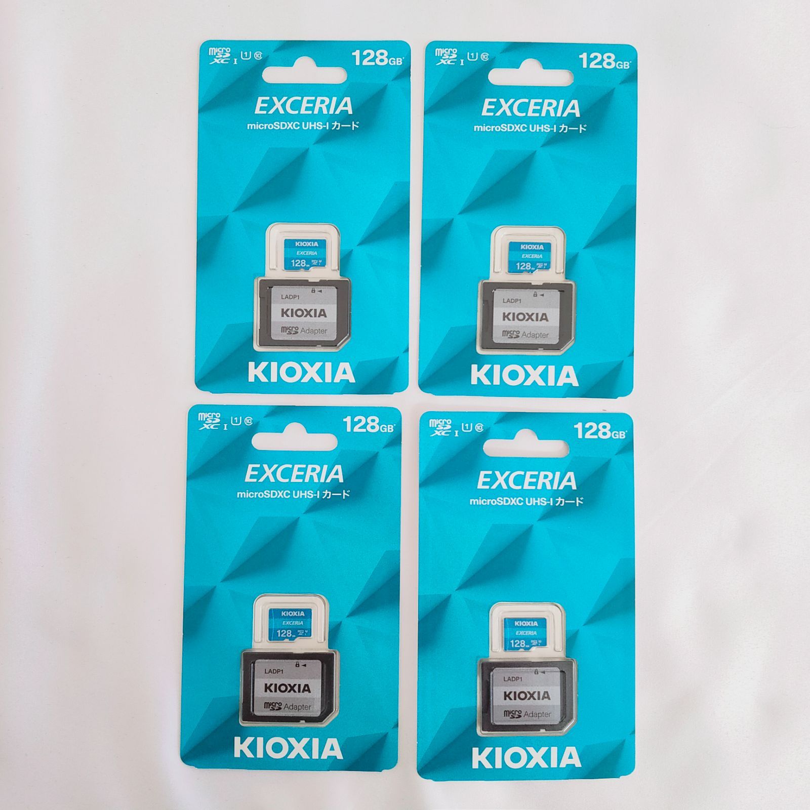 【送料無料】KIOXIA microSDカード 128GB KEMC-A128G × 4枚 セット