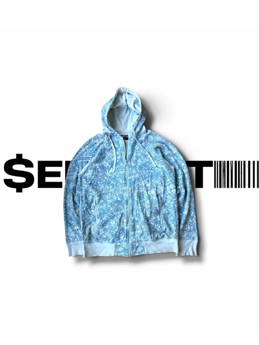STUSSY オールオーバ グラフィティ ジップアップ