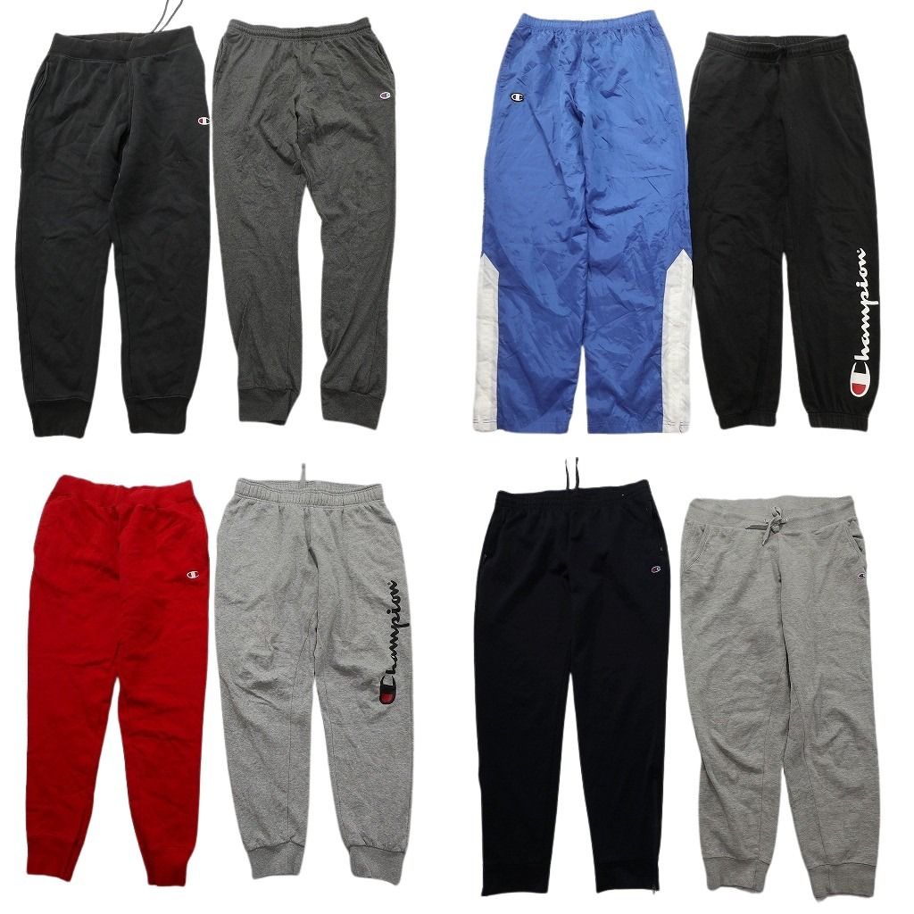 古着卸 まとめ売り チャンピオン パンツ 8枚セット ( メンズ L ) スウェット ジョガー ナイロン イージーパンツ 中古 古着 NG3320 8,786円