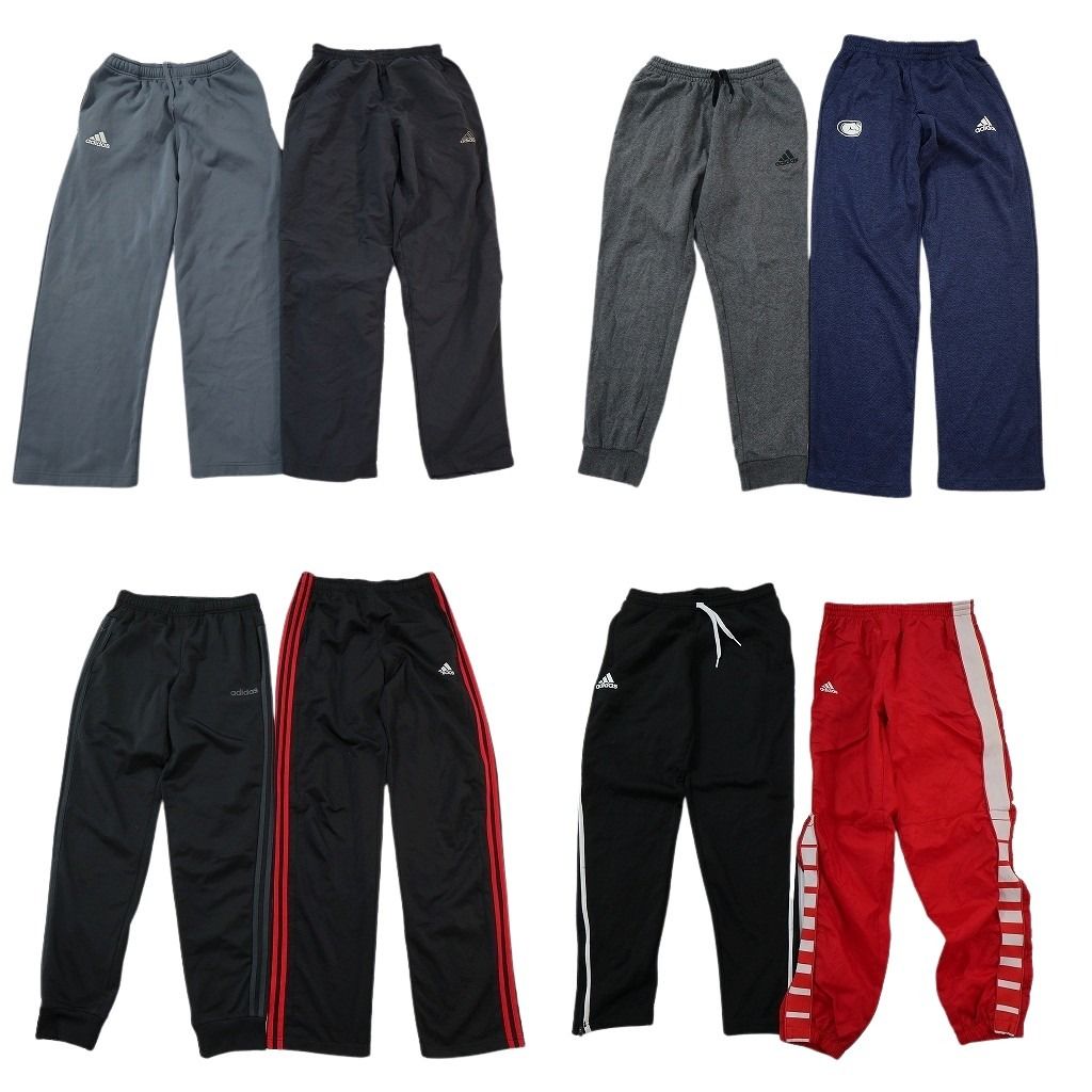 古着卸 まとめ売り アディダス パンツ 8枚セット ( メンズ S ) イージーパンツ スリーストライプス ジョガー スウェット 中古 古着 NG3469 8,554円