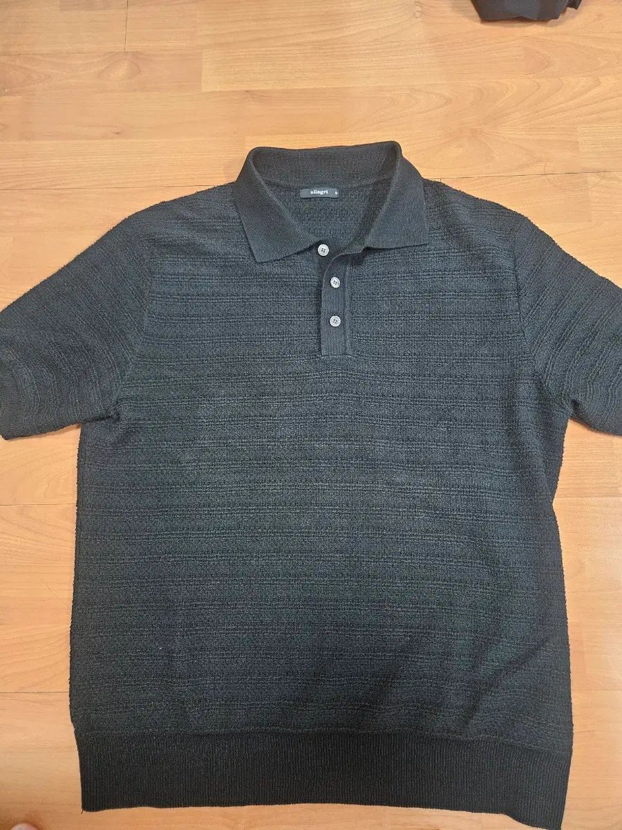 アレグリ 24シーズン 半袖 カラーTシャツ ポロ ニット ブラック 10,447円