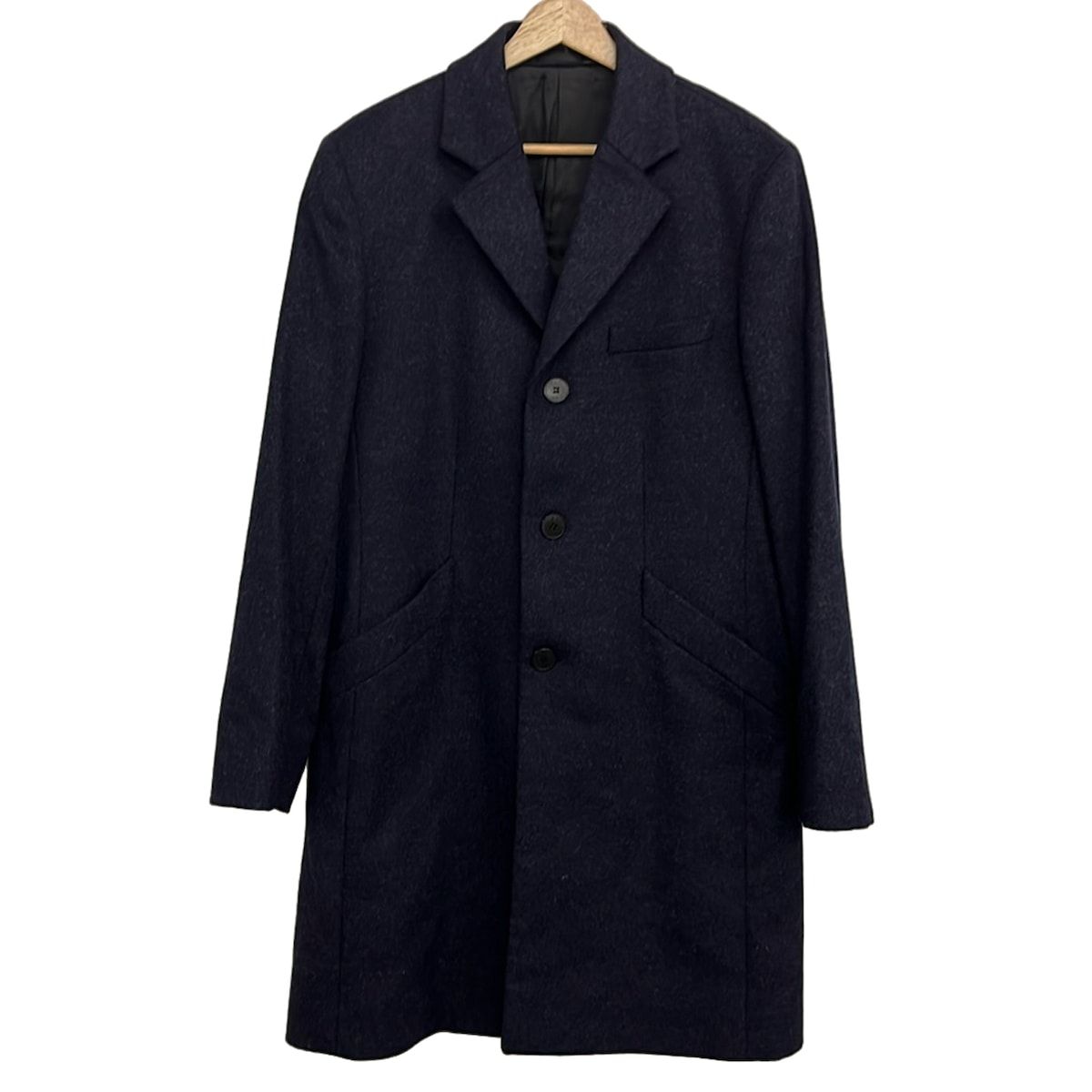 agnes b(アニエスベー) コート サイズ48 L メンズ美品 - ネイビー 長袖 