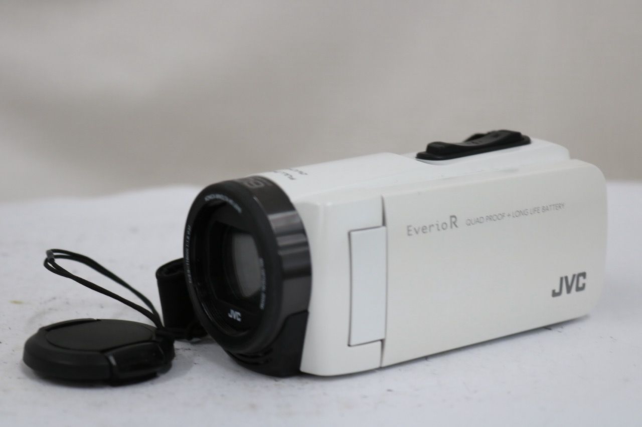 【訳あり品】 JVC Everio R GZ-R470-W ホワイト デジタルビデオカメラ e17569