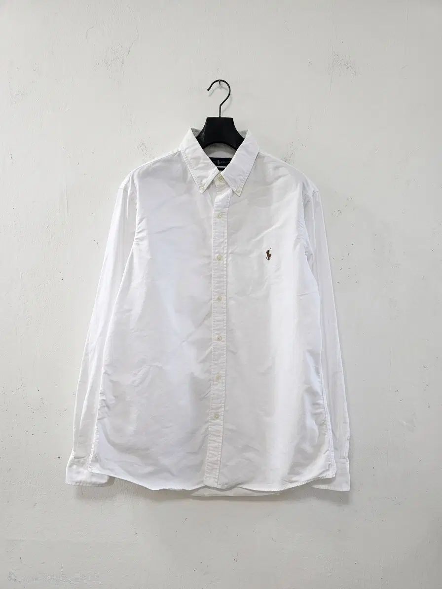 ポロ ラルフローレン 白 クラシックフィット シャツ L