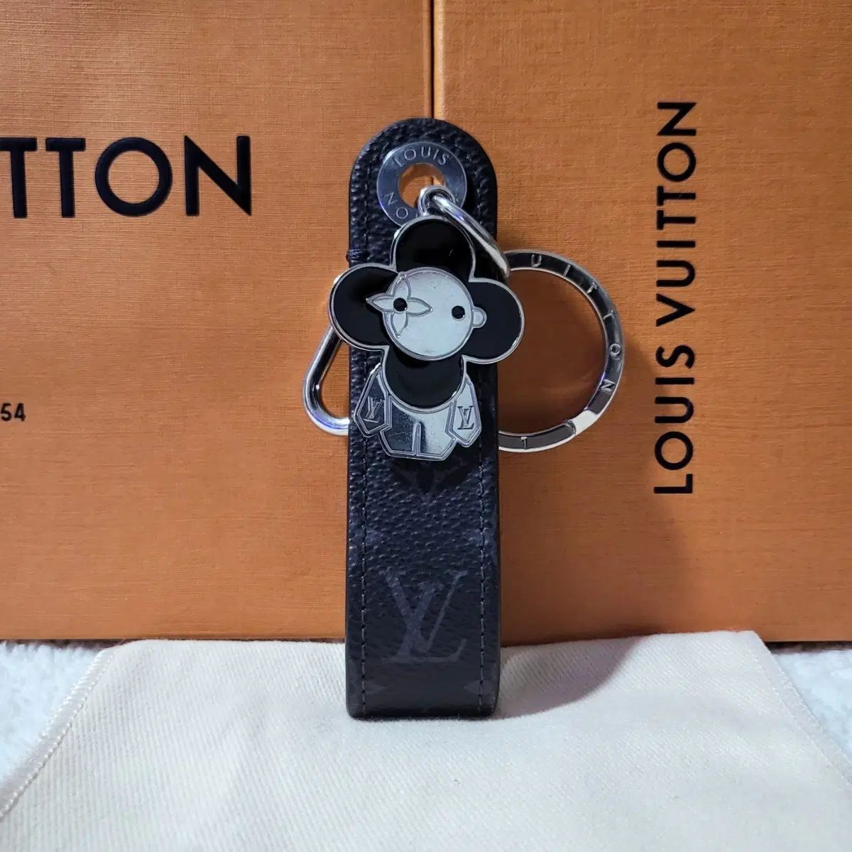 新モデル/ほぼ新品 ルイヴィトン エクリプス ドラゴンヌ キーホルダー