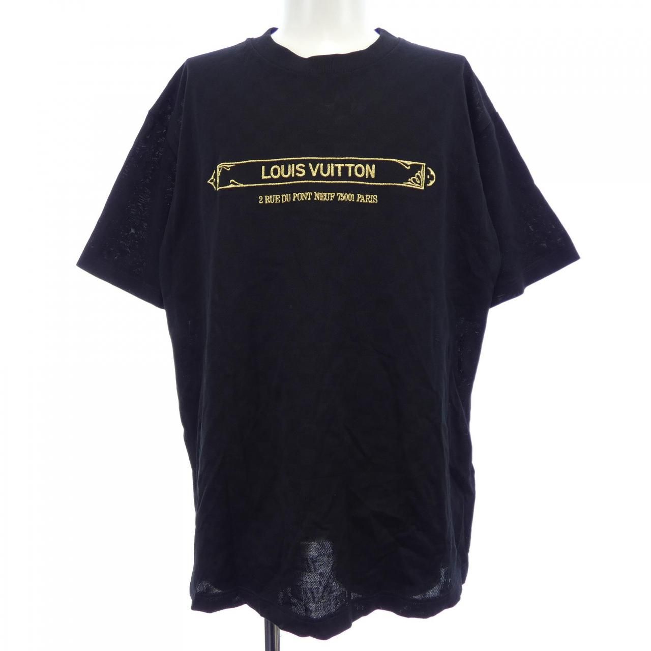 ルイヴィトン LOUIS VUITTON エンベリッシュドダミエピケTシャツ HTY10WJUV Tシャツ