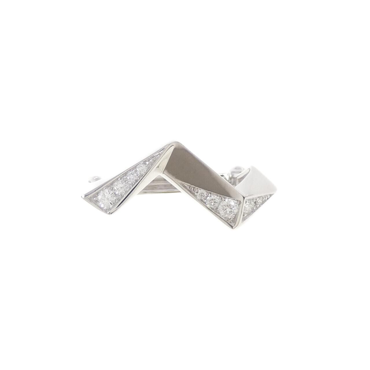 ジュネ ダイヤモンド イヤーカフ 片耳 0.09CT