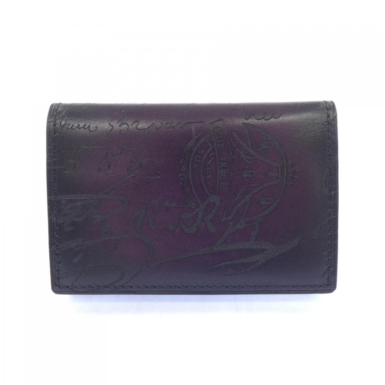 ベルルッティ Berluti インブイアスクリットレザーカードホルダー CARD CASE 45,360円