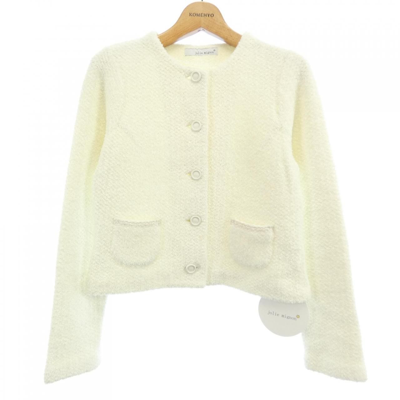 JOLIE MIGNON ノーカラージャケット 7,584円