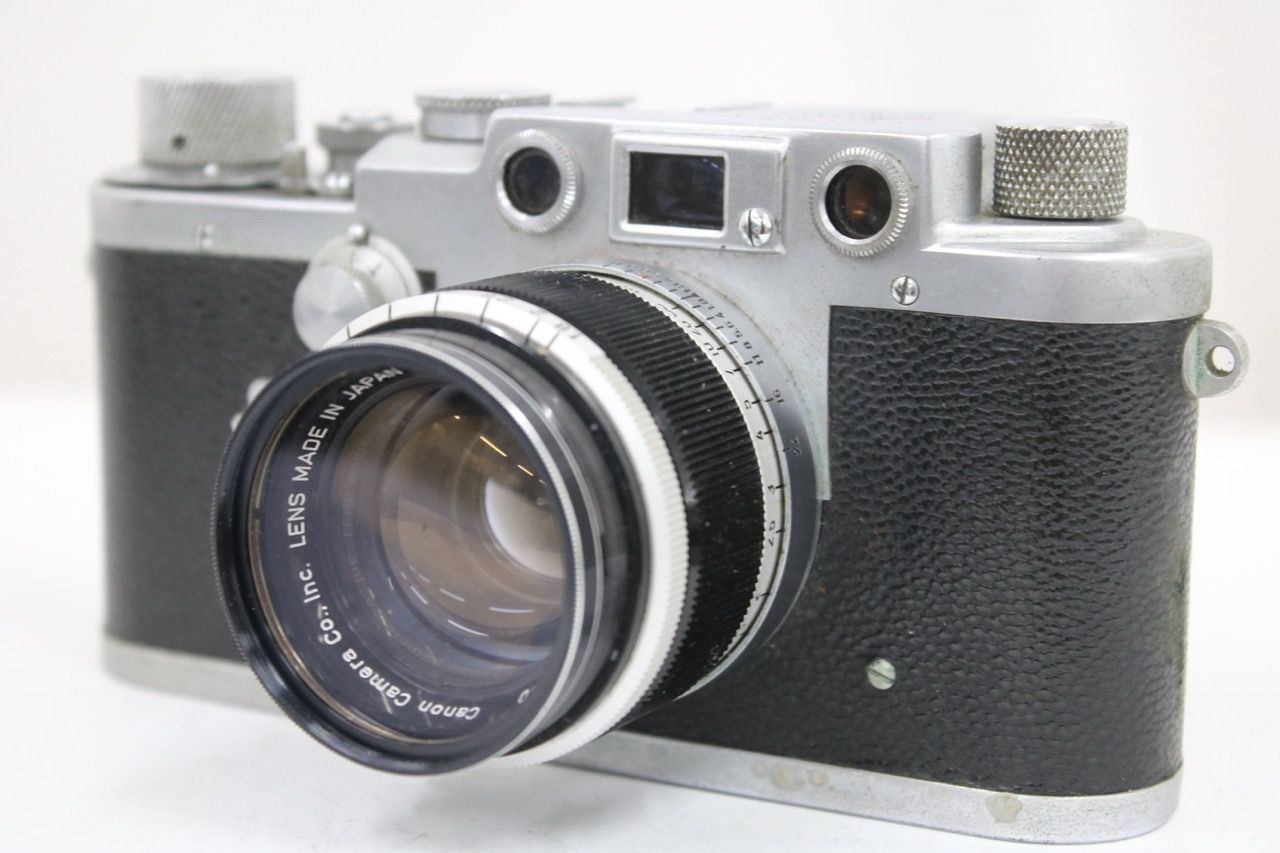 Leotax レンジファインダーカメラ Canon 50mm F1.8付 訳あり品】 レオタックス Leotax f + Canon 50mm F1.8 レンジ