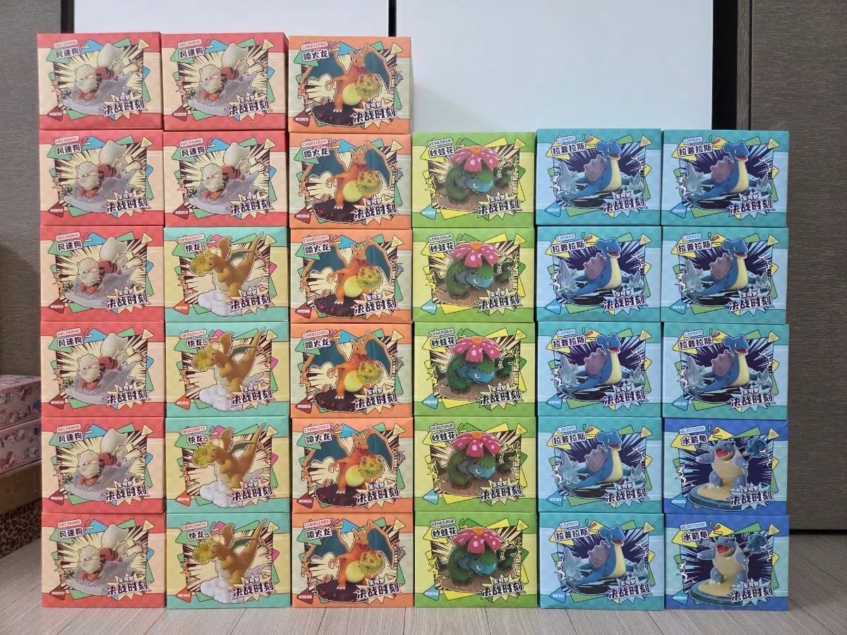 ポケットモンスター 決戦の瞬間 フィギュア 6種 33個 まとめ売り