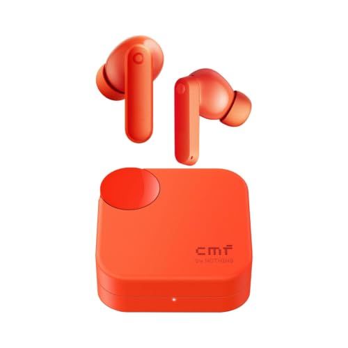 CMF by Nothing Buds 2a ワイヤレスイヤホン Bluetooth ノイズキャンセリング 防水 HDマイク オレンジ Ju