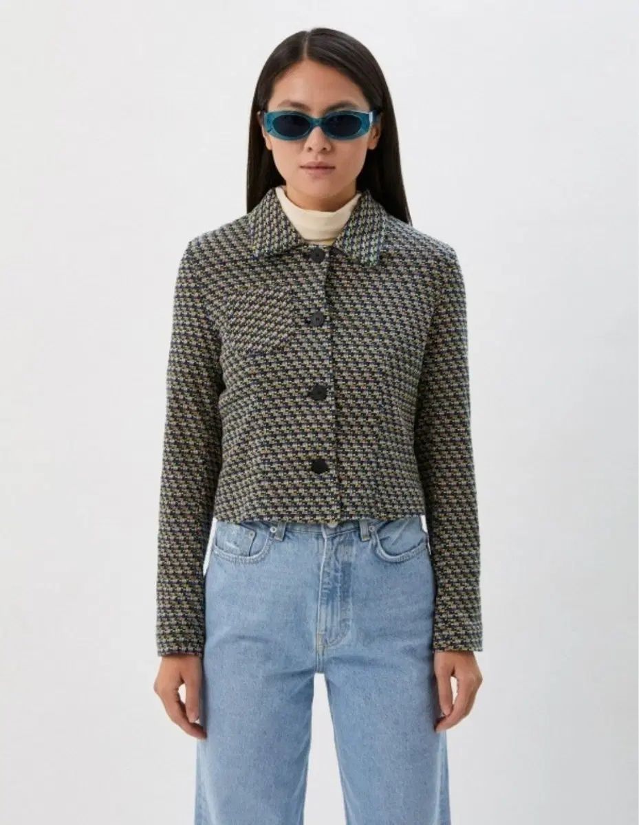 BIMBA Y LOLA ツイード クロップド ジャケット M