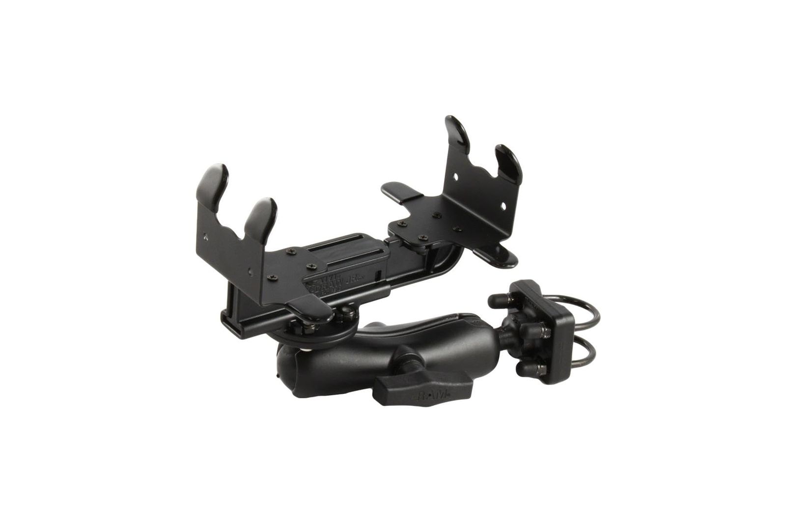新品 ラムマウント(RAM MOUNTS) モバイルプリンターホルダー(S)＆ダブルU字クランプベースセット(標準アーム) φ