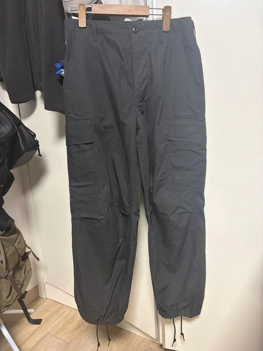 シオタ ジャングルファティーグ パンツ リップストップ ブラック 4