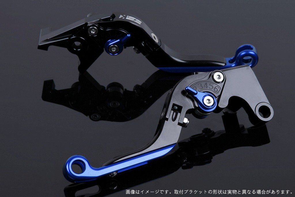 新品 SSK スピードラ アジャストレバーセット 可倒延長式 レバー本体カラー:ブラック アジャスターカラー:ブルー エクステンションカラー:ブルー YAMAHA XMAX 14,363円