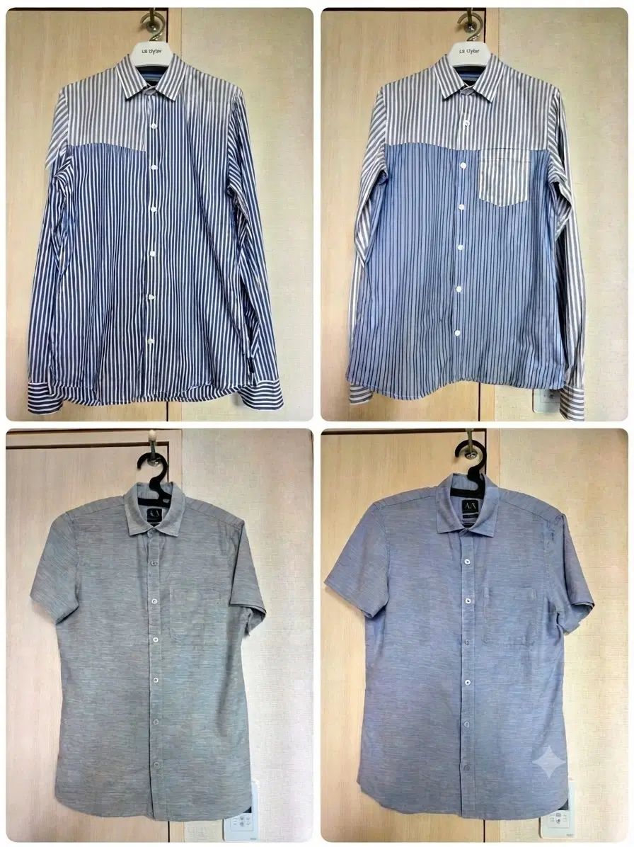 正規品 アルマーニ エクスチェンジ シャツ 4種 まとめ 出品 (香港店舗 購入)