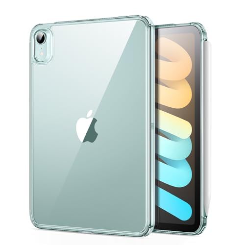 msESR iPad mini 7 ケース（A17 Pro、2024）/ iPad mini 6 ケース（8.3インチ、2021）専用 ハイブリッド背面カバー 黄ばみにくい ハード背面 ソフトフレーム 薄型軽量 Apple Pencil対応 0cd334ee 6,113円
