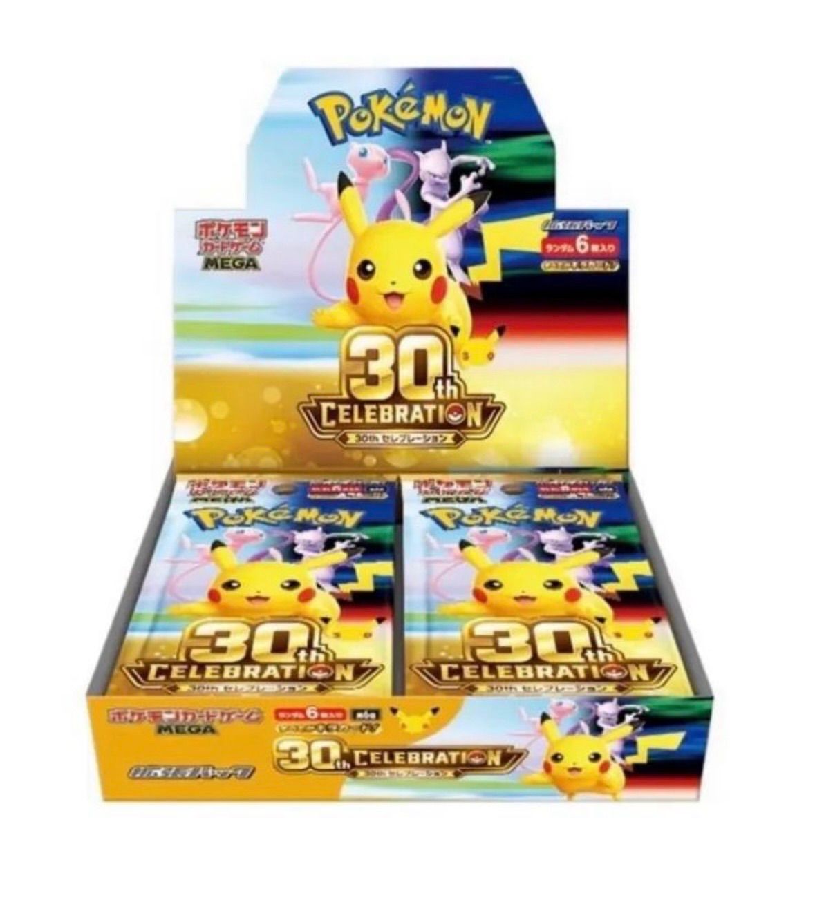 ポケモンカード 30周年 30th CELEBRATION 1 BOX セレブレーション MEGA 拡張パック ポケモンカード 30周年 26,979円