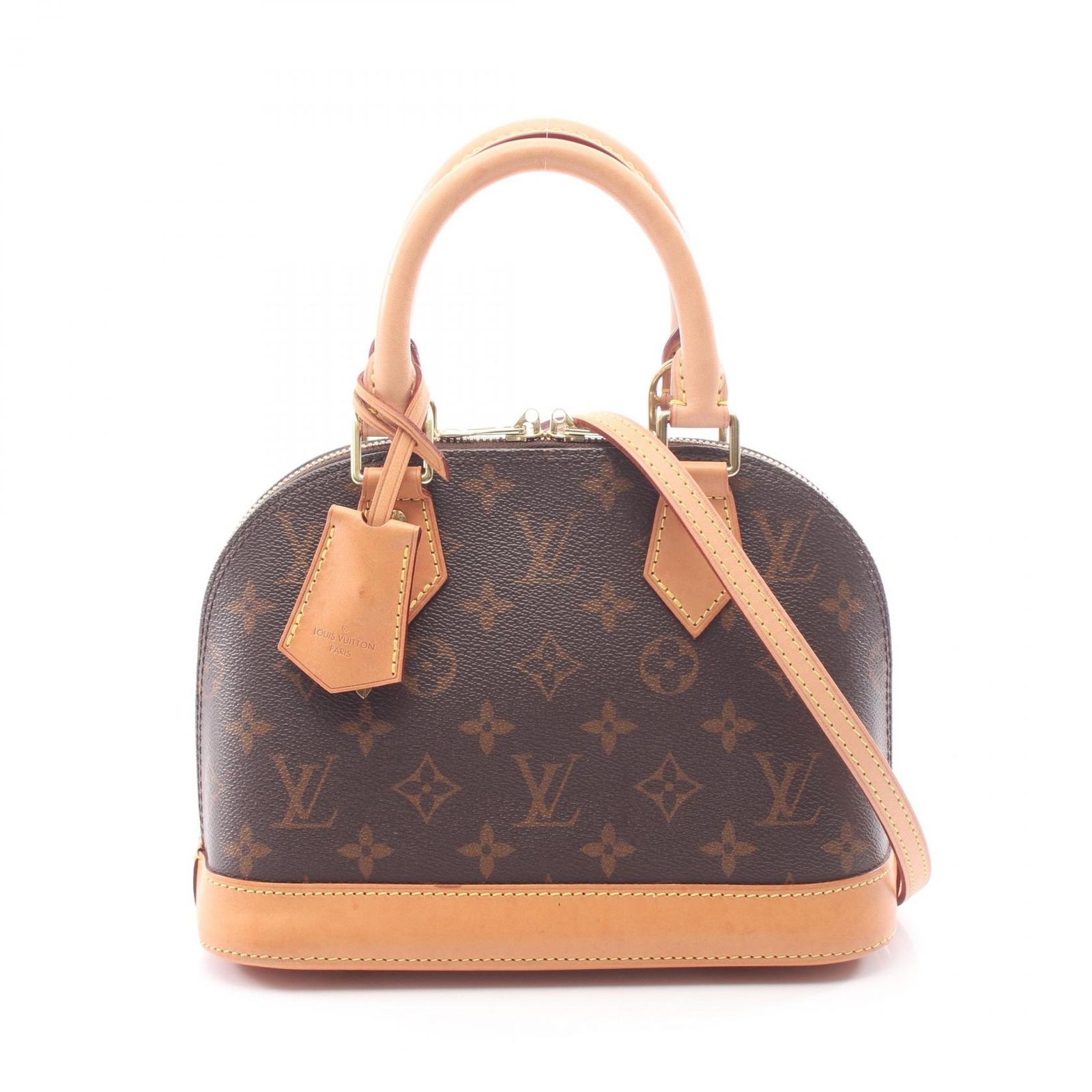 ルイ・ヴィトン LOUIS VUITTON ハンドバッグ アルマBB モノグラム 2WAY M53152 PVCコーティングキャンバス レザー アルマBB レディース Used B