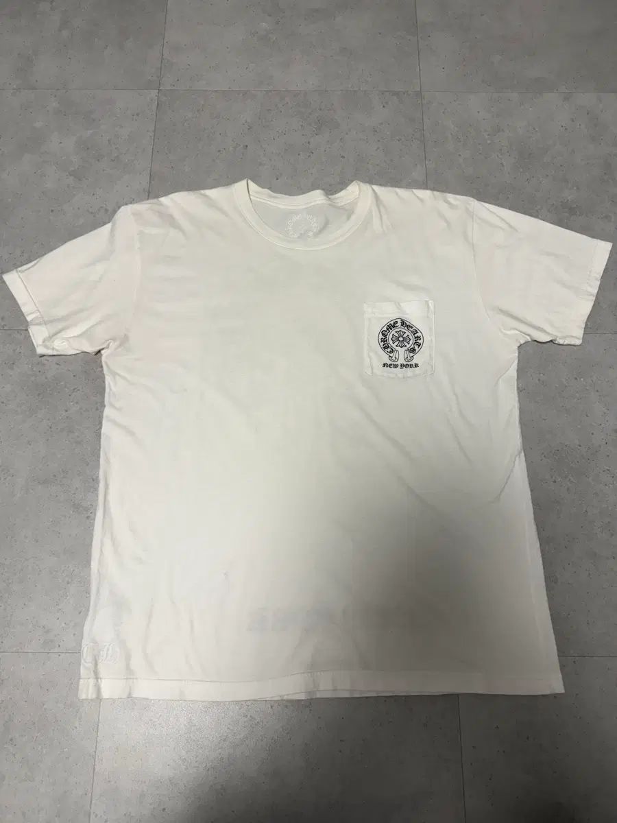 XXL クロムハーツ ホースシュー ロゴ NEW YORK 限定 半袖 Tシャツ 白