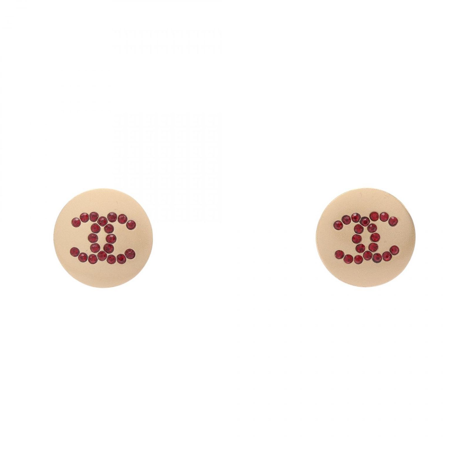 シャネル CHANEL ピアス ココマーク サークル GP（ゴールドメッキ） ピアス レディース Used A
