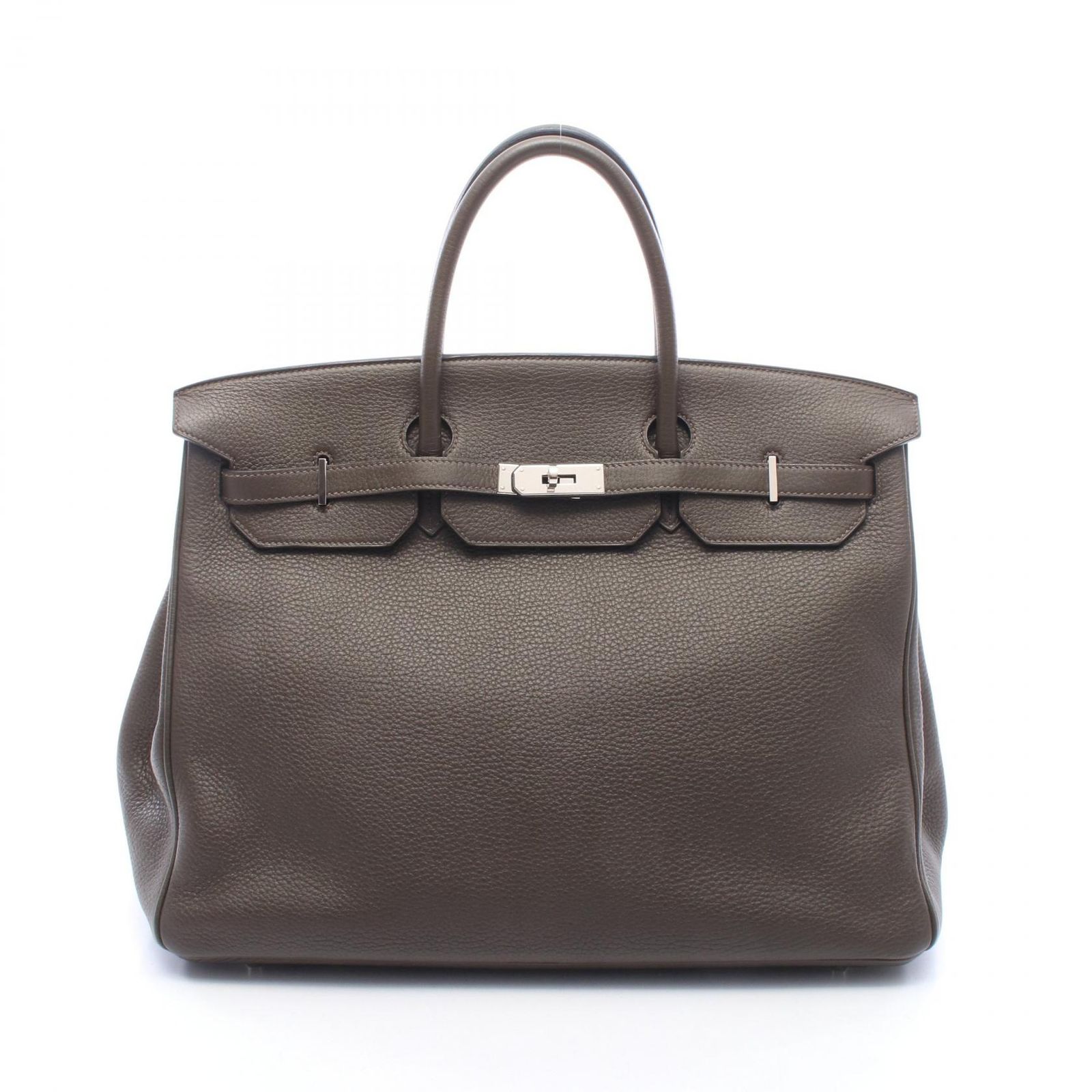 エルメス HERMES ハンドバッグ バーキン40 ヴェールブロンズ ヴェールブロンズ レザー バーキン40 ヴェールブロンズ レディース Used A