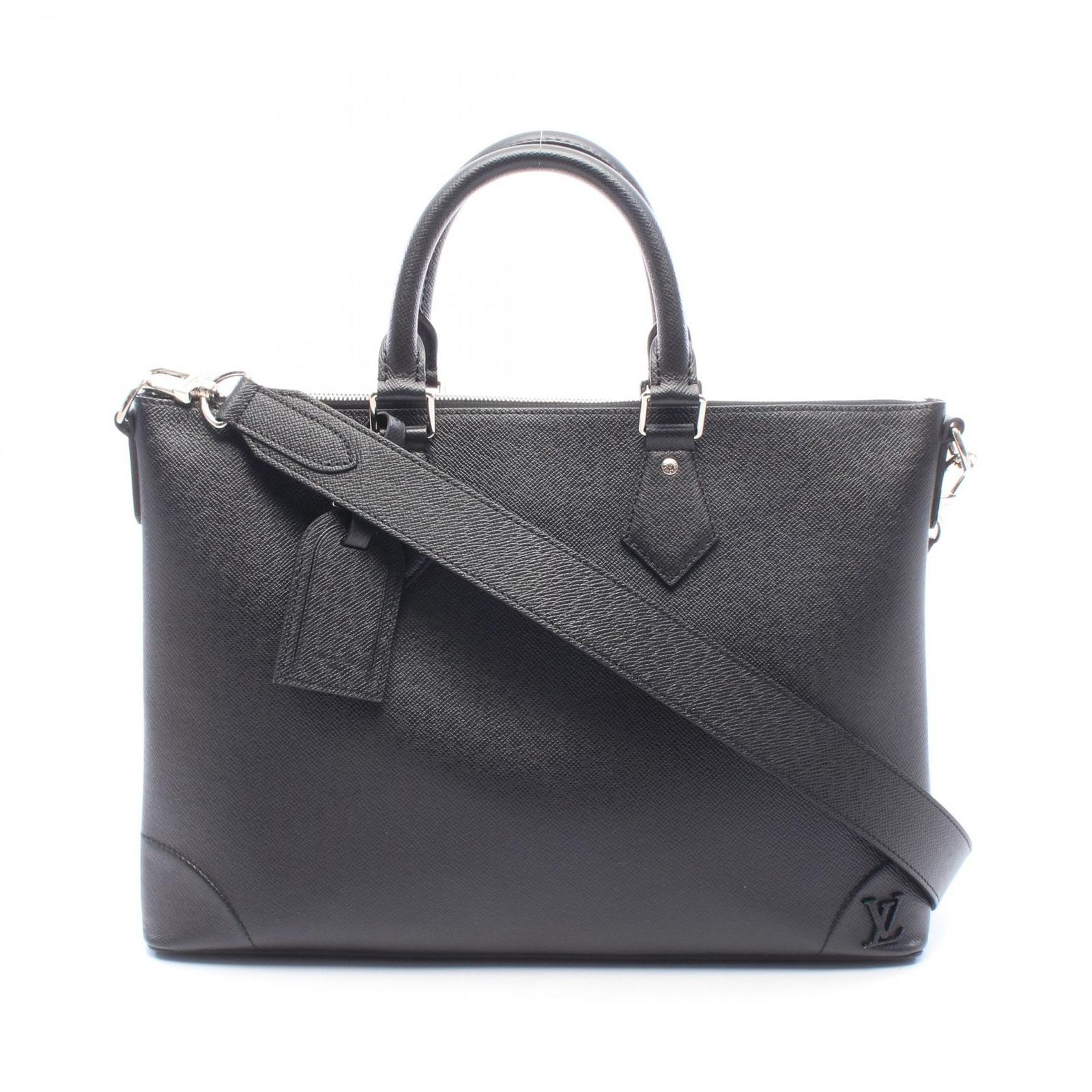 ルイ・ヴィトン LOUIS VUITTON ブリーフケース スリム ブリーフケース NV タイガ ノワール 2WAY M30978 ノワール レザー スリム・ブリーフケース NV メンズ Used A 126,400円