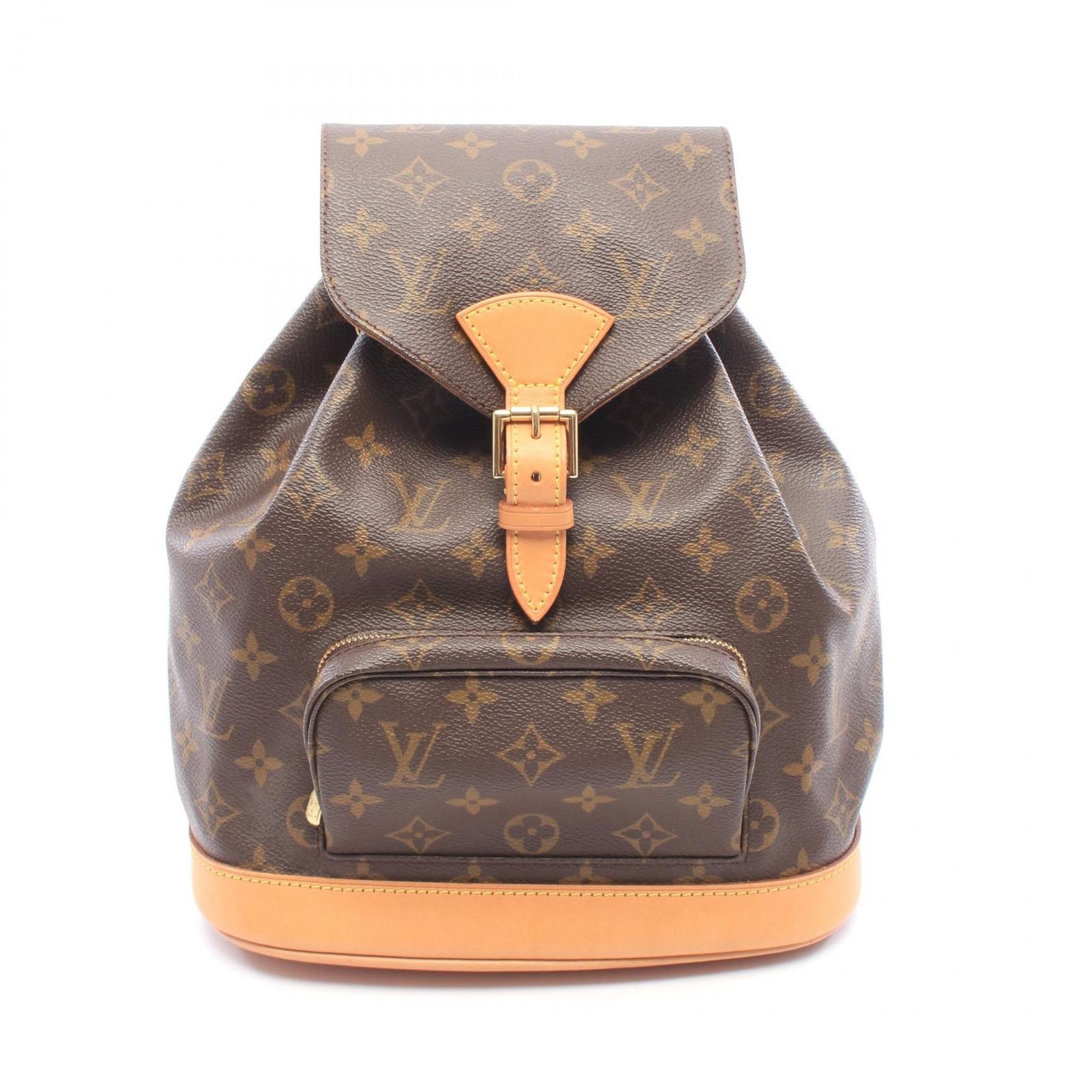 ルイ・ヴィトン LOUIS VUITTON リュックサック バックパック モンスリMM モノグラム M51136 PVCコーティングキャンバス レザー モンスリMM レディース Used A