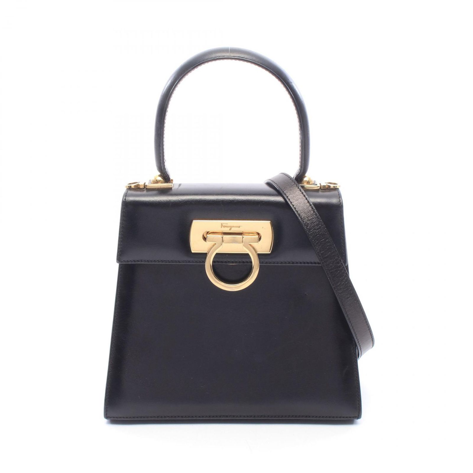 サルヴァトーレフェラガモ Salvatore Ferragamo ハンドバッグ ガンチーニ 2WAY 212193 レザー 2WAY ガンチーニ レディース Used B