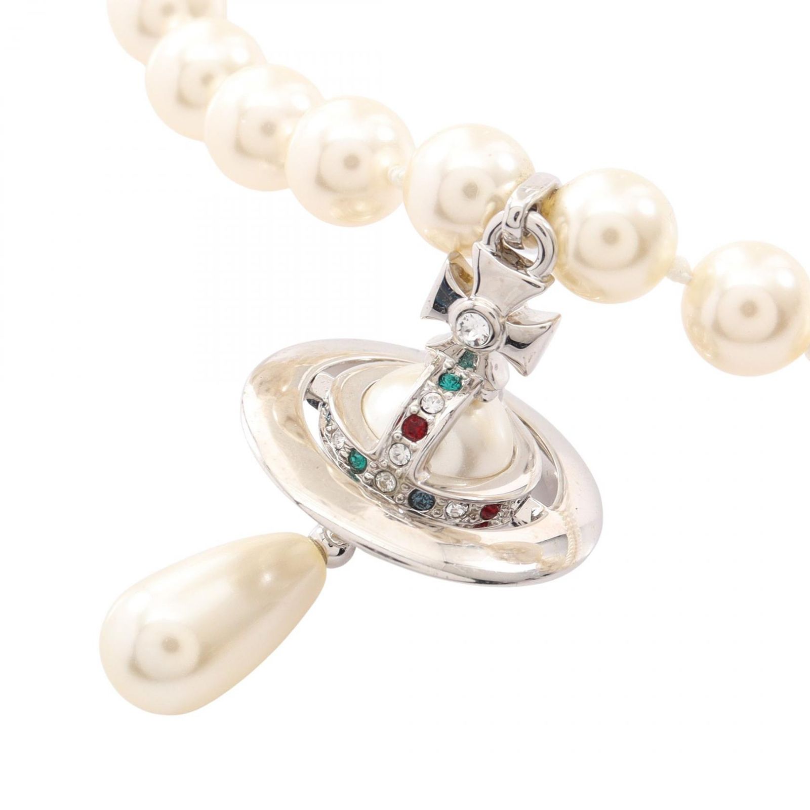ヴィヴィアンウエストウッド Vivienne Westwood チョーカー ONE ROW PEARL DROP その他 チョーカー レディース Used A