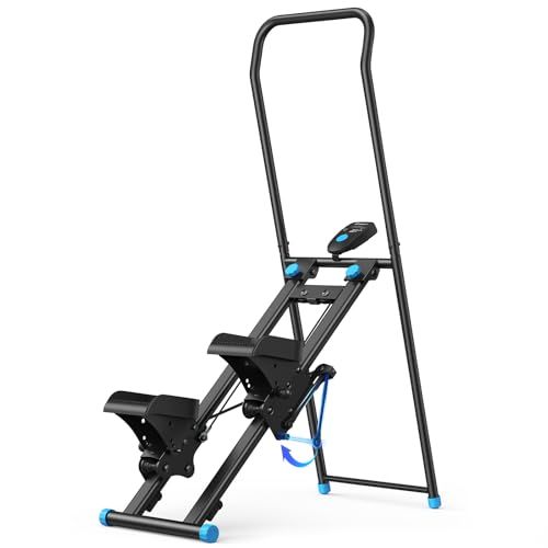 ★新品★MERACH (メリック) 踏み台 昇降 ステッパー 垂直クライマー 角度調節 高さ調節 LCDディスプレイ付き 耐荷重150kg 折りたたみ ステップ台 足踏み 健康ステッパー 階段クライマー 階段ステッパー 省スペース 静音 室内 0c5685e6 16,043円