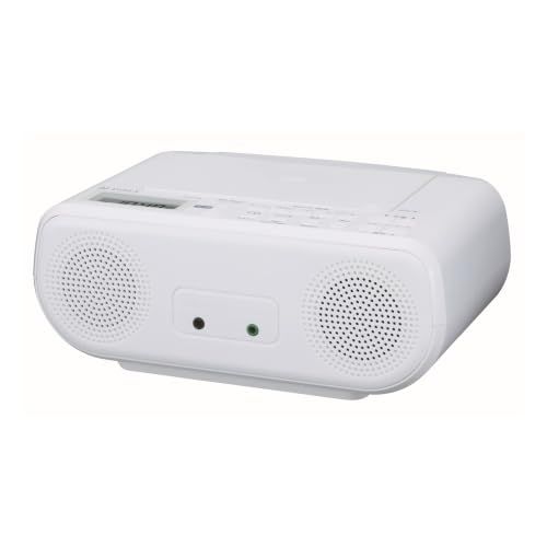 東芝 オーレックス(AUREX) CDラジオ AX-C160(W) | ホワイト ワイドFM 軽量 コンパクト ハンドル付き 語学学習 A-Bリピート レジューム再生 +10スキップ 1.5W+1.5W Bass機能搭載 スリープタイマー A 8b72358c