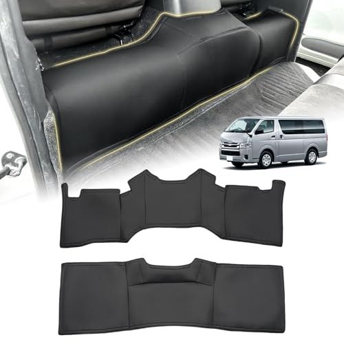 GIMUYA トヨタ ハイエース 200系 標準ボディ用 エンジンルームカバー フロント リア デッキカバー PVCレザー HIACE H200 S-GL 1型 2型 3型 4型 5型 6型 7型 8型 2004年8月?現行 専用設計 アクセ f1da9be2